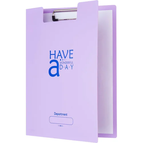 Clipboard FO-CB03 with lid PP violet, 1000000000040836