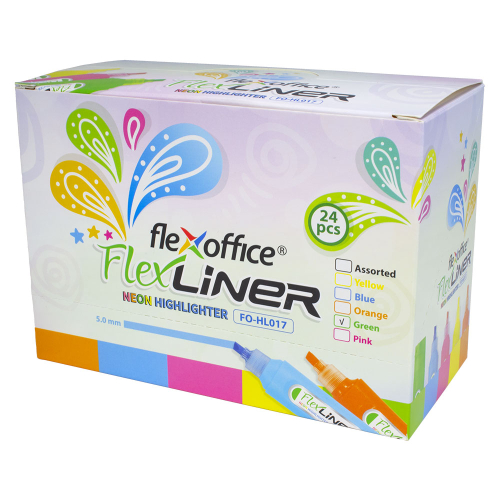 Текст маркер FO-HL017 зелен, 1000000000046030 04 