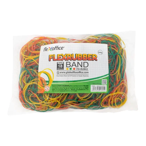 Rubber band Flexoffice silicon 500g 45mm, 1000000000044887