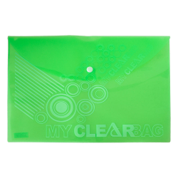 Folder pock button FO-CBF05 A4 green