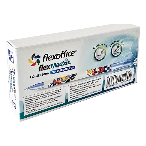 Химикалка с гума FO-GELE006 0.5 мм синя, 1000000000052374 07 