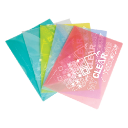 Folder pock button FO-CBF02 A4 assorted