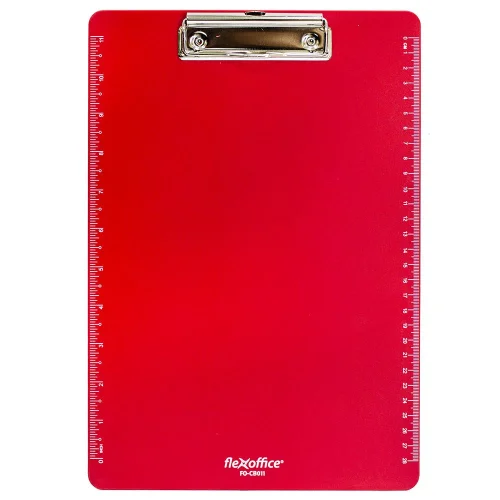 Clipboard FO-CB011 without lid red, 1000000000032052