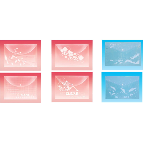 Folder pocket button FO-CBF05 A4 10pcs, 1000000000033628 02 