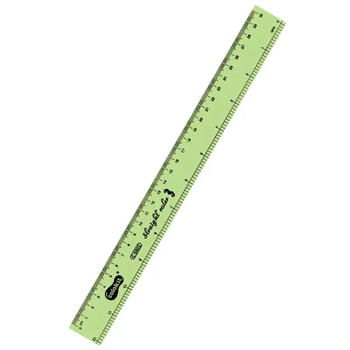 Colokit Happy Day ruler 30 cm green, 1000000000032073