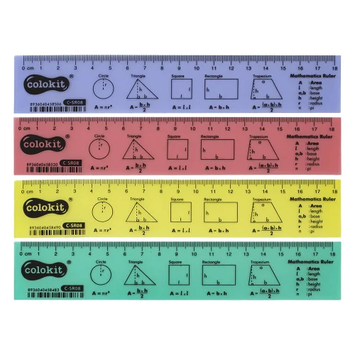 Colokit Flexible ruler 18cm assorted, 1000000000046213