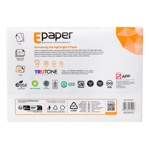 Copy paper E-paper Diamond A4 80гр 500sh, 1000000000030000 02 
