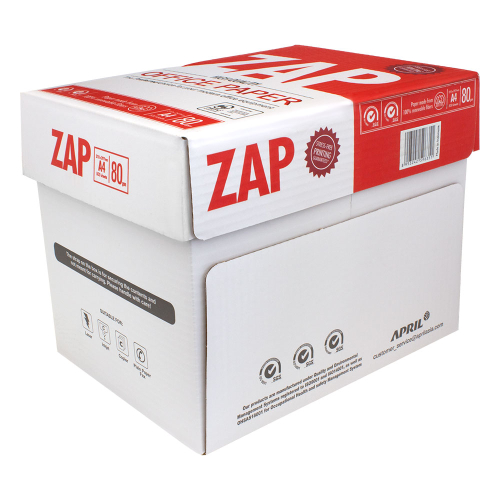 Copy paper Zap A4 80g 500 sheets, 1000000000046000 03 