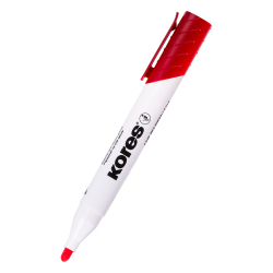 Kores XW1 Whiteboard Marker round Red