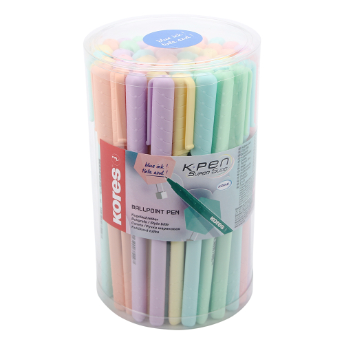 Химикалка Kores K0R-M Pastel 1.0 мм синя, 1000000000050279 03 