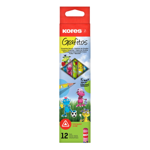 Молив Kores Fantasy Dragons HB асорти, 1000000000053126 03 