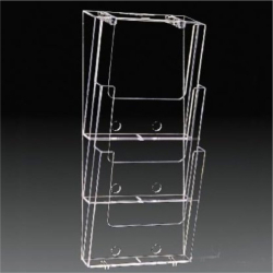 Brochure holder 3W230 3xA4 vert. wall