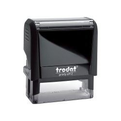 Print straight. Trodat 4912 18/47 black