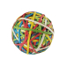 Rubber band ball flat colored 45 mm/135g, 1000000000021820 02 