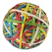 Rubber band ball flat colored 45 mm/135g, 1000000000021820 02 