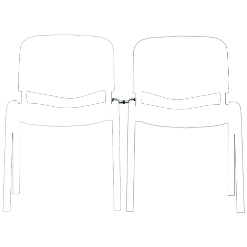 Планка метална свързваща Iso Link хром, 1000000000009971 02 