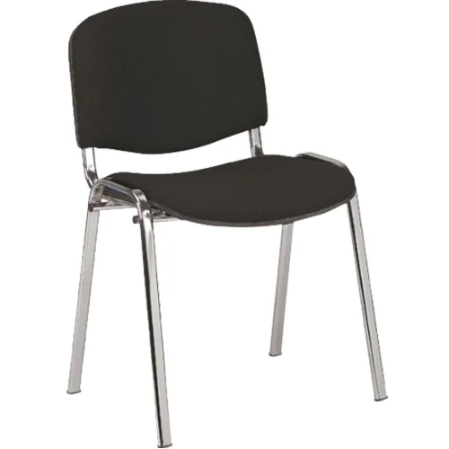 Chair Iso Chrome fabric black, 1000000000009981