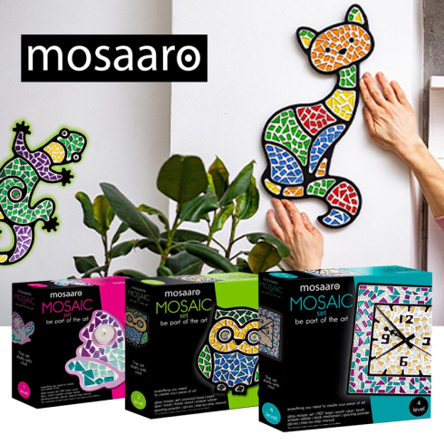 MOSAARO glass mosaic sets - become part of the art!