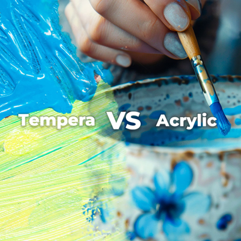 The Difference Between Acrylic and Tempera Paints