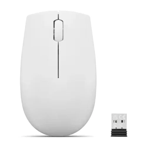 Lenovo 300 Wireless Compact Mouse Cloud Grey with battery, 2000195892080503