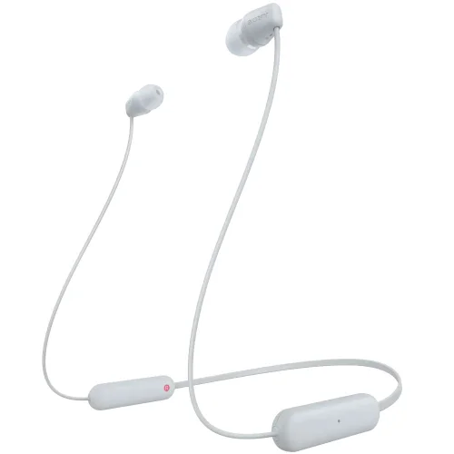 Sony Wireless Earphones WI-C100, White, 2004548736133891