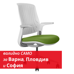 Стол ELBA F3-G01 сиво-зелен