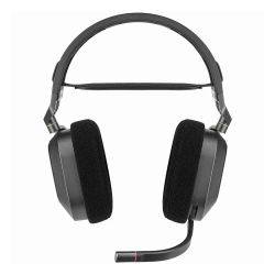 Геймърски безжични слушалки Corsair HS80 RGB, черен