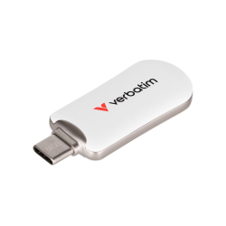 Памет USB-C 64GB Verbatim Plectra, бял