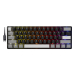 Геймърска клавиатура Corsair CLIPPER PRO MINI 60, черен, 2000840440417156 02 