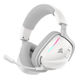 Безжични геймърски слушалки Corsair VOID WIRELESS v2, бял