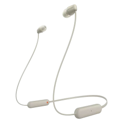 Sony Wireless Earphones WI-C100, Taupe