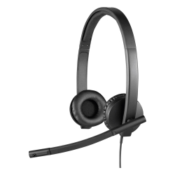 Слушалки Logitech H570e, черен