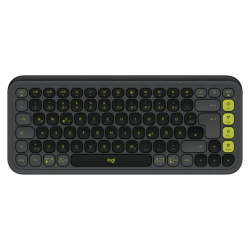 Bluetooth клавиатура Logitech Pop Icon Keys, черен, Silent