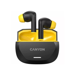Безжични слушалки тапи Canyon Hexagon 7, черен