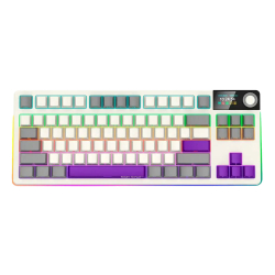 Lorgar Wireless Gaming Keyboard KBP70TKLW, Beige