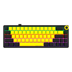 Lorgar Wireless Gaming Keyboard KBP70MW, Yellow