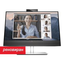 Реновиран монитор HP E24mv G4 Conferencing Monitor (01) 23.8\