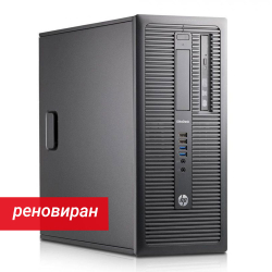 Реновиран настолен компютър HP EliteDesk 800 G1 TWR  i3 